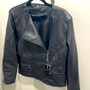 Leather jacket—new with tags